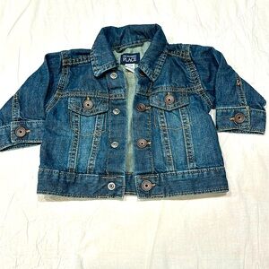 The children’s place 0-3 mo Jean jacket